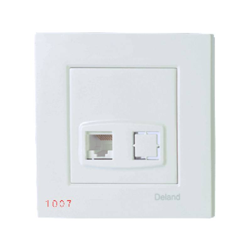 تک سوکت تلفن دوخط آسا