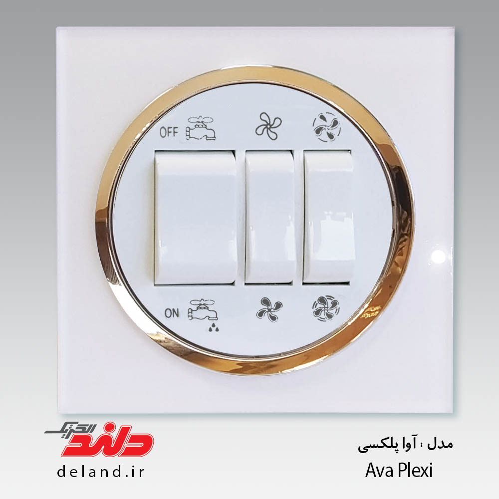 کلید کولر زه دار دلند پلاس مدل آوا پلکسی